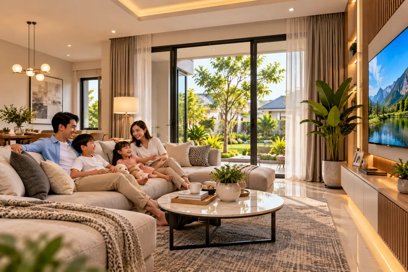 Suasana rumah Tipe 45/90